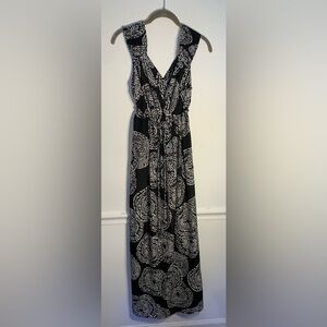 Boho Maxi dress by Attention Black & White size M